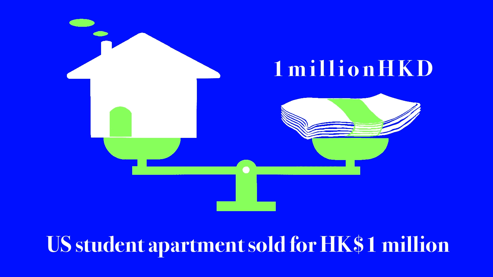 US student apartment sold for HK$1 million