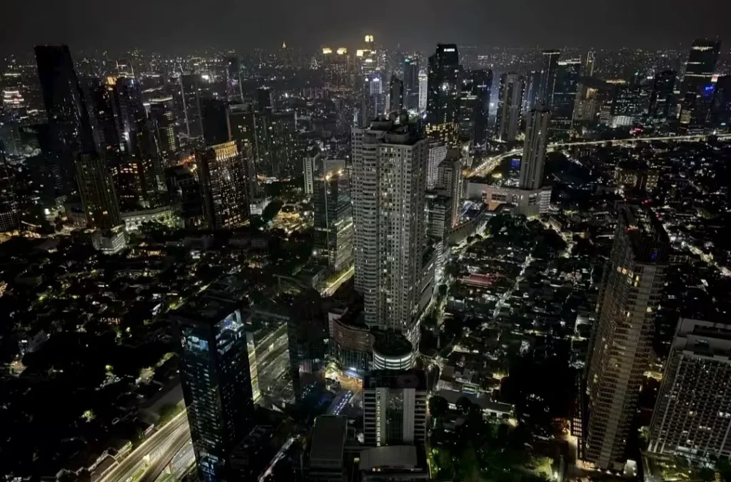 Night view of Jakarta