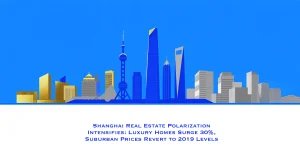 Shanghai Real Estate Market Split Widens Luxury Home Prices Up 30%, Suburban Prices Down 40%